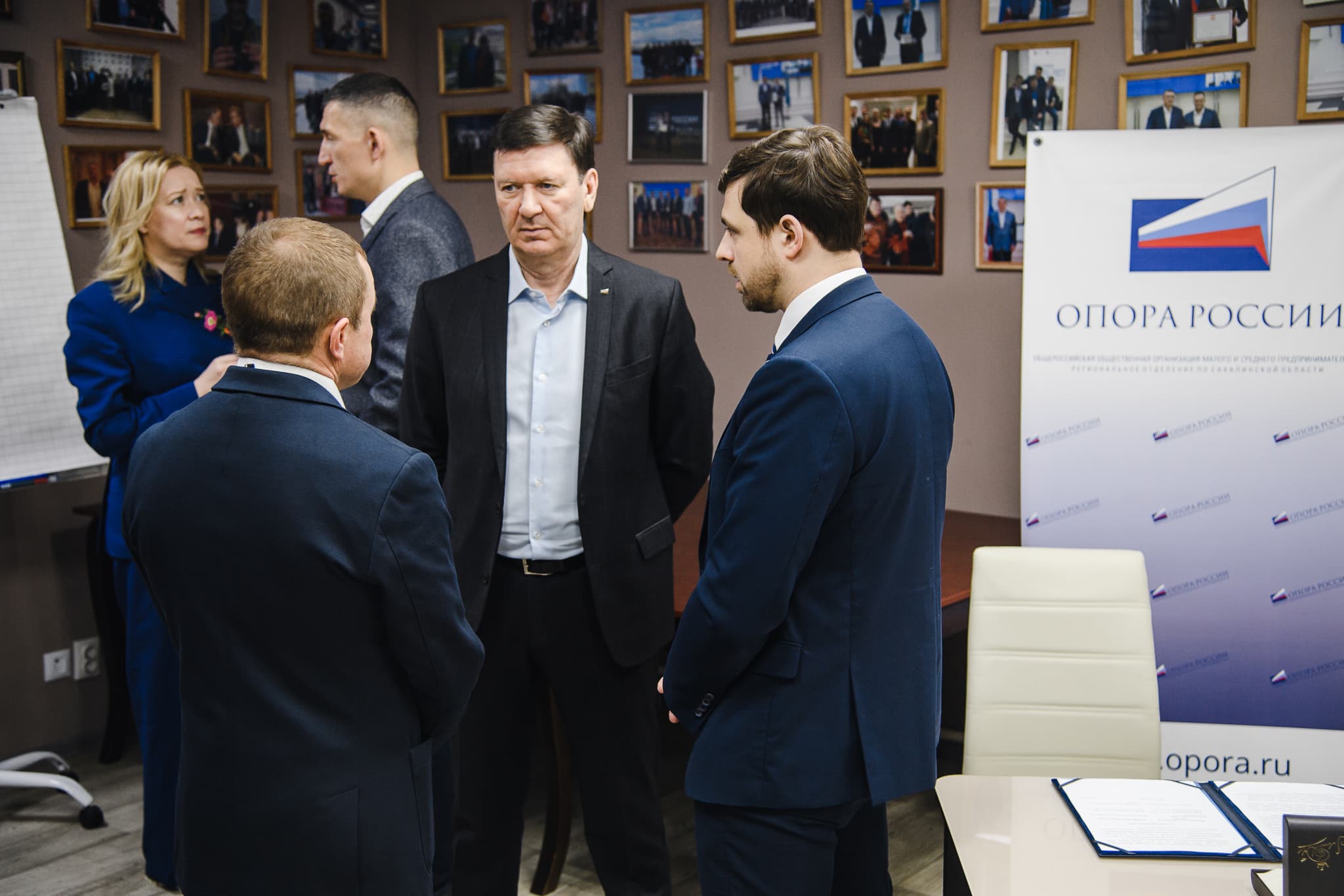 Кулуары рабочей встречи актива отделения